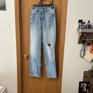 Classic Light Blue Straight Leg Women's Jeans